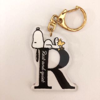 スヌーピー(SNOOPY)のSNOOPY イニシャルキーホルダー(キャラクターグッズ)