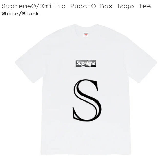 Supreme(シュプリーム)のsupreme Emilio Pucci Box Logo Tee メンズのトップス(Tシャツ/カットソー(半袖/袖なし))の商品写真
