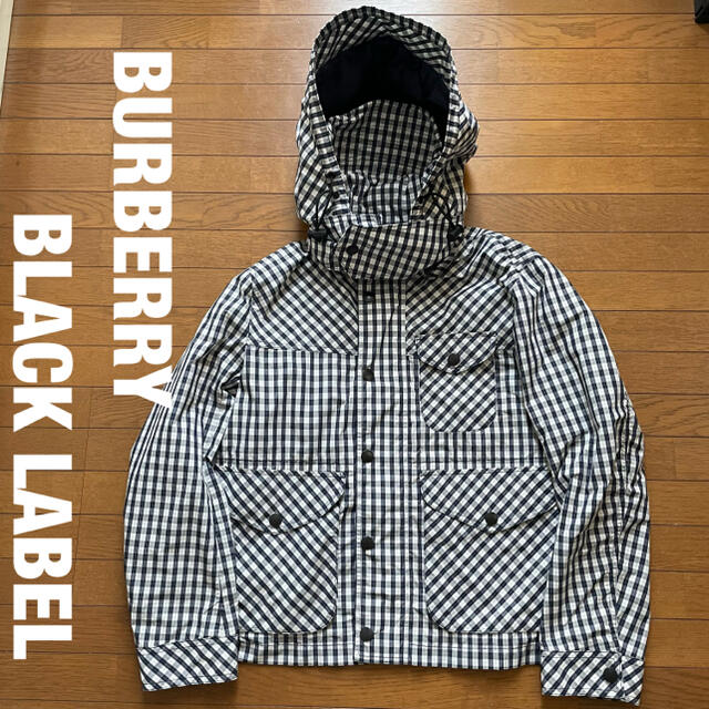 BURBERRY BLACK LABEL チェック　マウンテンパーカーのサムネイル