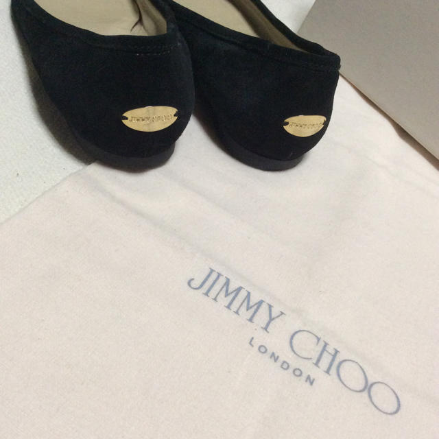 JIMMY CHOO(ジミーチュウ)のジミーチュウ フリンジ フラットシューズ レディースの靴/シューズ(バレエシューズ)の商品写真