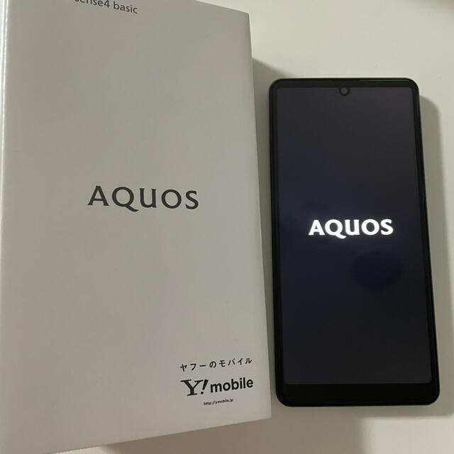 AQUOS(アクオス)のAQUOS sense4 basic スマホ　新品未使用 スマホ/家電/カメラのスマートフォン/携帯電話(スマートフォン本体)の商品写真