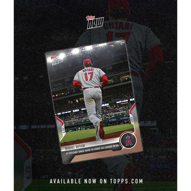 大谷翔平 2021 137 TOPPS MLB NOW Card