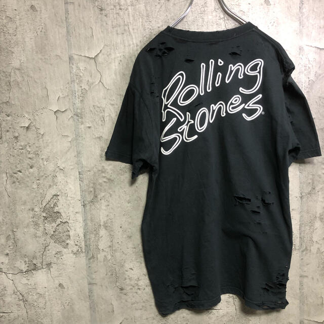 ボロボロ】vintage ボロボロTシャツ rolling stones 希少