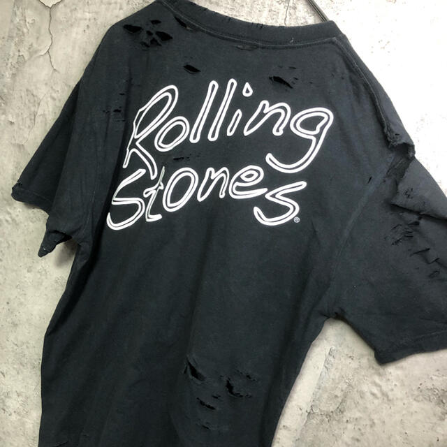 HYSTERIC GLAMOUR(ヒステリックグラマー)の【ボロボロ】vintage ボロボロTシャツ　rolling stones 希少 メンズのトップス(Tシャツ/カットソー(半袖/袖なし))の商品写真