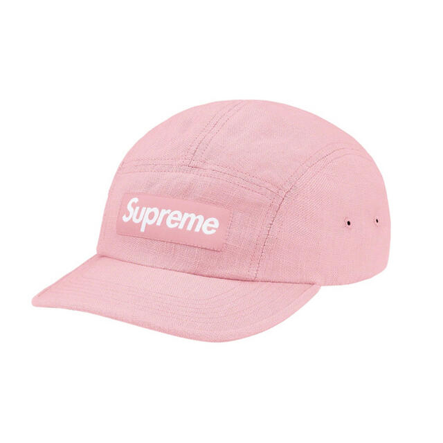 Supreme Linen Camp Cap "Pink"