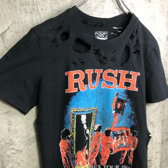 【ボロボロ】vintage ボロボロTシャツ　Rush バンドT 希少