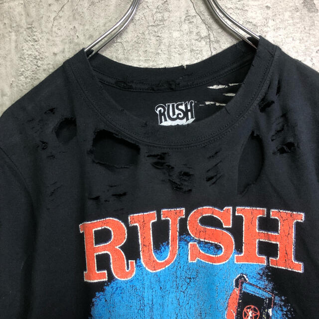 【ボロボロ】vintage ボロボロTシャツ　Rush バンドT 希少