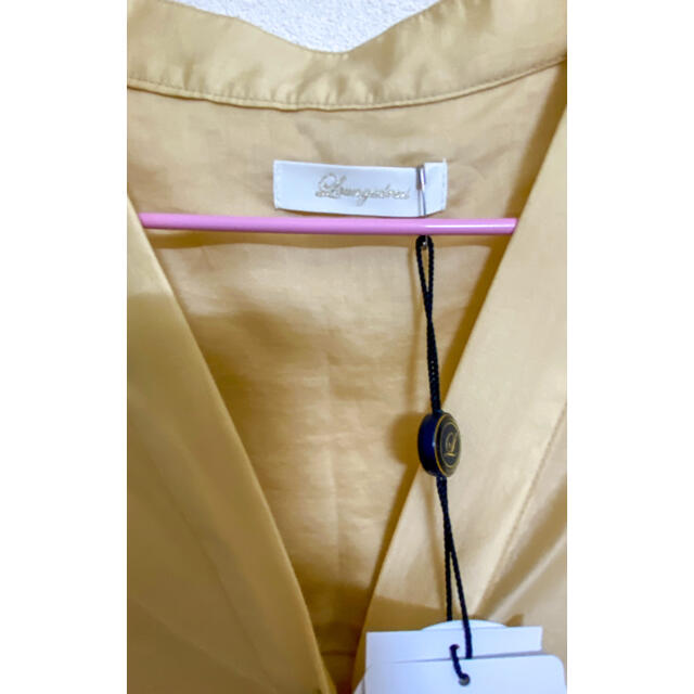 Loungedress(ラウンジドレス)のラウンジドレス　バイヤスロングブラウス　イエロー レディースのトップス(シャツ/ブラウス(長袖/七分))の商品写真