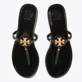 未使用トリーバーチTORY BURCH トングサンダル MILLER黒 36.5