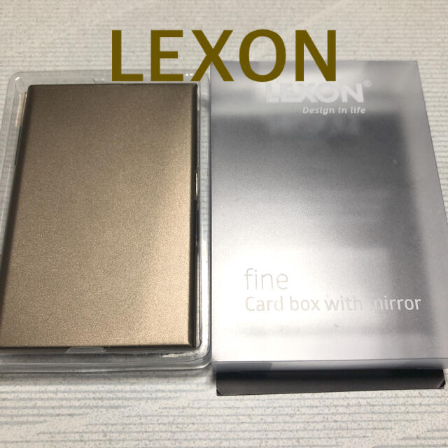 LEXON - *新品*LEXON®︎ レクソン ミラー付カードケース 名刺 LEXON - *新品*LEXON®︎ レクソン ミラー付カードケース 名刺