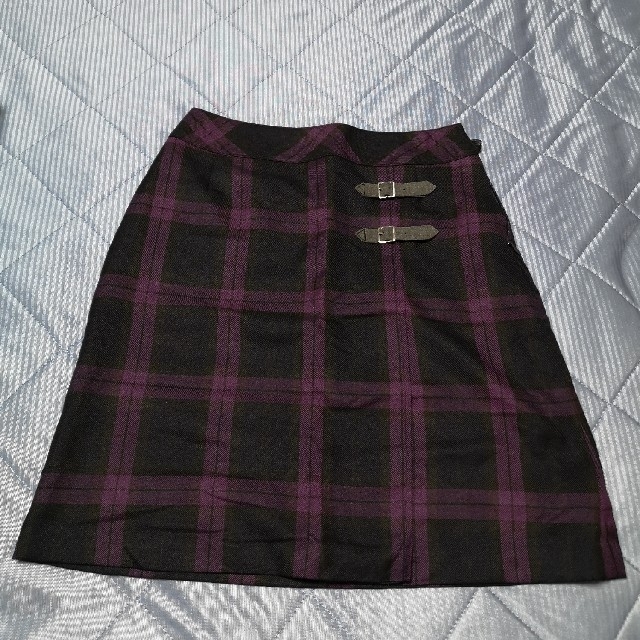 スカート(裏地つき) レディースのスカート(ひざ丈スカート)の商品写真