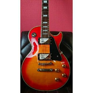 エピフォン(Epiphone)のEpiphone by Gibson LesPaul custom ﾚｽﾎﾟｰﾙ(エレキギター)