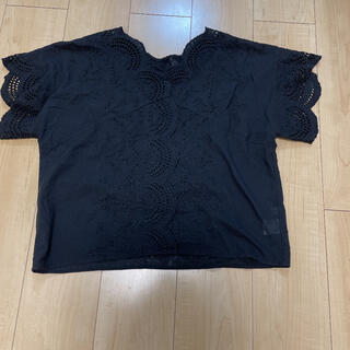 レプシィム(LEPSIM)のレプシィム黒のカットソー(Tシャツ(半袖/袖なし))