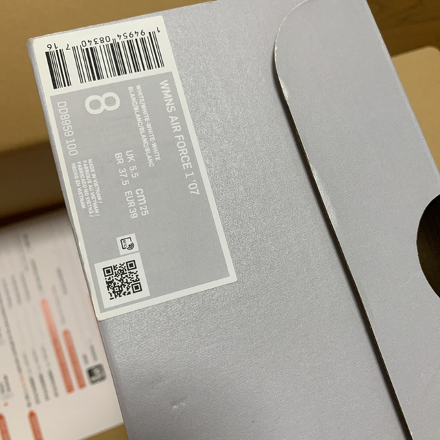 国内正規品 Air Force 1 ‘07 white 25cm 5