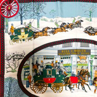 Hermes - エルメス スカーフ カレ90 冬の郵便馬車 の通販 by mimi's