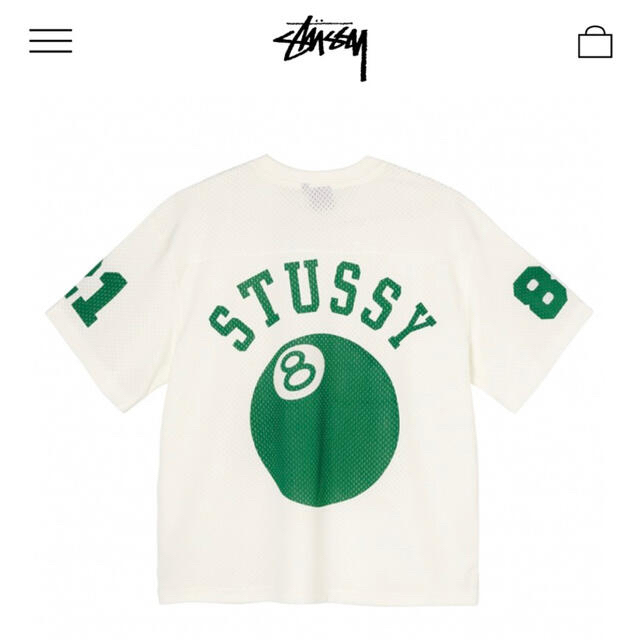 STUSSY(ステューシー)のstussy mesh football jersey メンズのトップス(Tシャツ/カットソー(半袖/袖なし))の商品写真