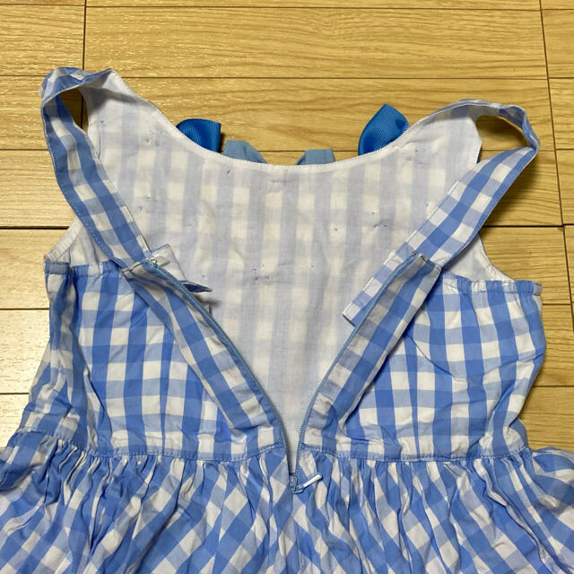 mezzo piano(メゾピアノ)のmezzo piano   ジャンパースカート　130 キッズ/ベビー/マタニティのキッズ服女の子用(90cm~)(ワンピース)の商品写真