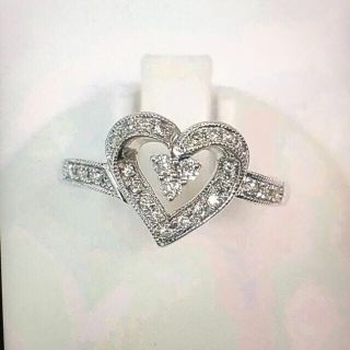 でほぼ ☆ 刻印ありの通販 by LS's shop|ラクマ K18ダイヤリング0.2ct
