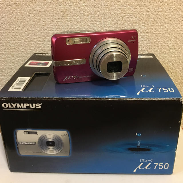 OLYMPUS デジカメμ750 スマホ/家電/カメラのカメラ(コンパクトデジタルカメラ)の商品写真