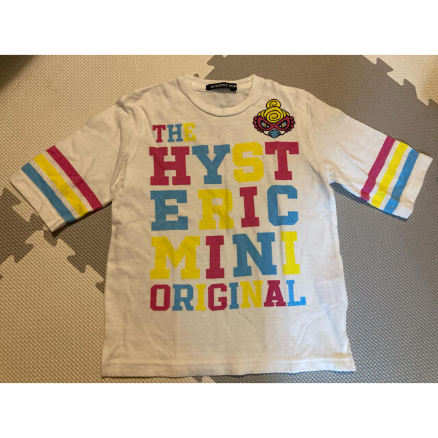 HYSTERIC MINI(ヒステリックミニ)の キラミニ 5分丈 ビックT キッズ/ベビー/マタニティのキッズ服女の子用(90cm~)(Tシャツ/カットソー)の商品写真