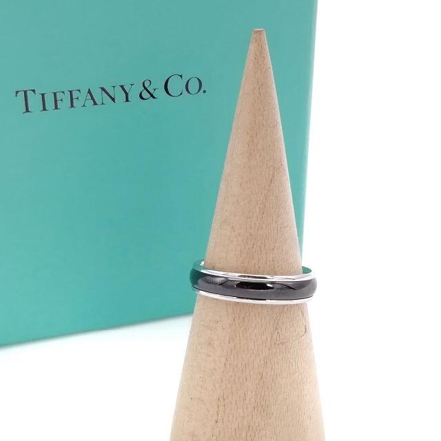 Tiffany & Co.(ティファニー)の未使用 ティファニー チタン プラチナ コンビ クラシック リング UZ17 レディースのアクセサリー(リング(指輪))の商品写真