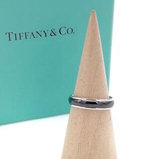 ティファニー(Tiffany & Co.)の未使用 ティファニー チタン プラチナ コンビ クラシック リング UZ17(リング(指輪))