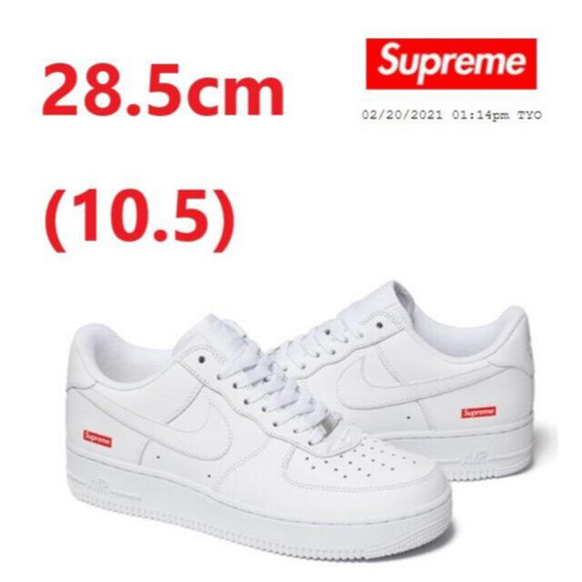 Supreme(シュプリーム)のSupreme Air Force 1 Low White 28.5cm  メンズの靴/シューズ(スニーカー)の商品写真