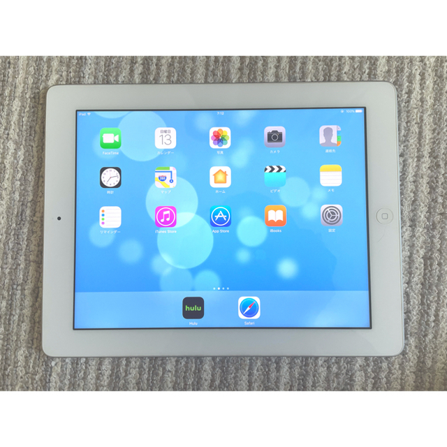 【美品】iPad 第4世代 16GB ホワイト Wi-Fiモデルスマホ/家電/カメラ