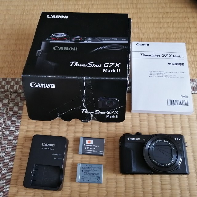 Canon(キヤノン)のCanon　powershot G7XMarkⅡ  中古品 スマホ/家電/カメラのカメラ(コンパクトデジタルカメラ)の商品写真