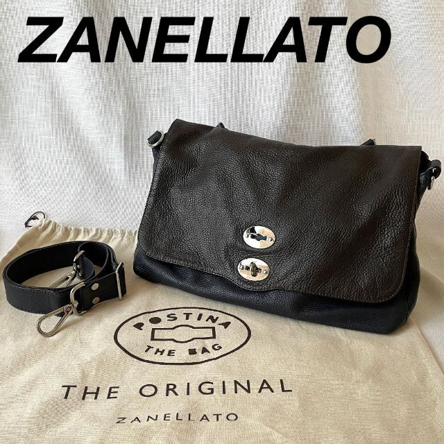 超爆安 ZANELLATO 別注ポスティーナM バイカラー イタリア製 茶×紺