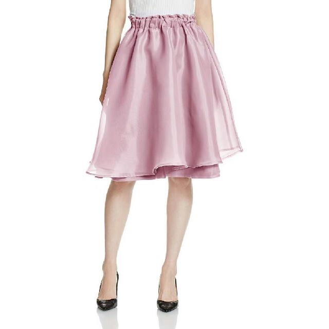 Supreme.La.La.(シュープリームララ)の新品  シュープリームララ スエードリバーシブルスカート ピンク Mサイズ レディースのスカート(ひざ丈スカート)の商品写真