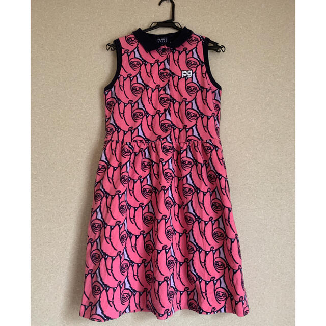 最終値下げ 美品 パーリーゲイツ ナマケモノ柄ワンピース size0 【 大