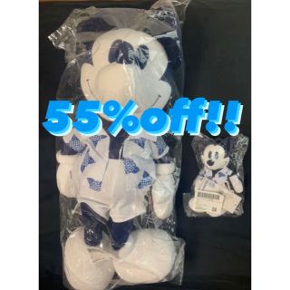 ディズニー(Disney)のディズニーぬいぐるみSURF MICKEY COLLECTION 2点セット(キャラクターグッズ)