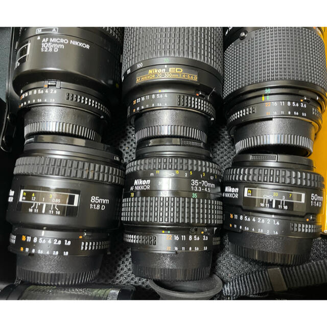 Nikon(ニコン)のNikon カメラ　レンズセット売り。 スマホ/家電/カメラのカメラ(レンズ(ズーム))の商品写真