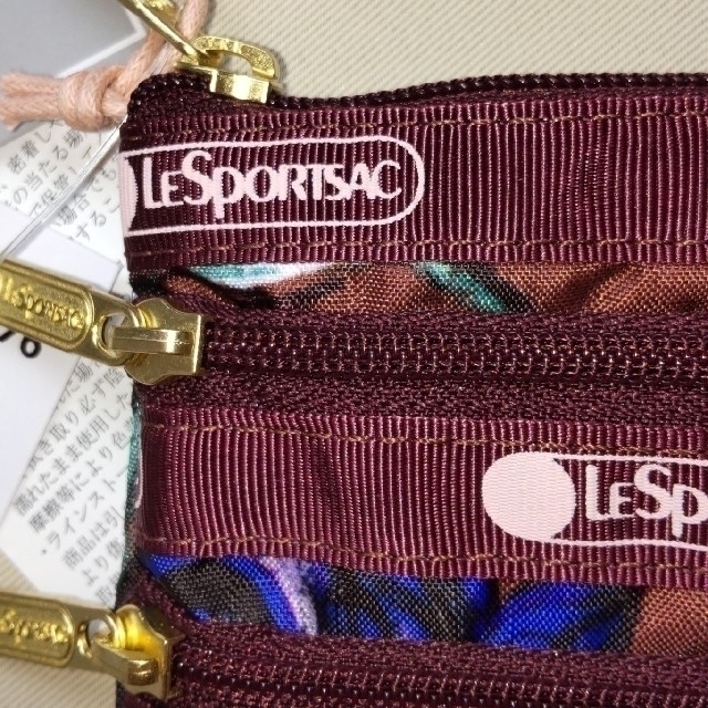 LeSportsac(レスポートサック)の新品 レスポ♡人気3-ZIPポーチ♡大草直子さんコラボ レディースのファッション小物(ポーチ)の商品写真