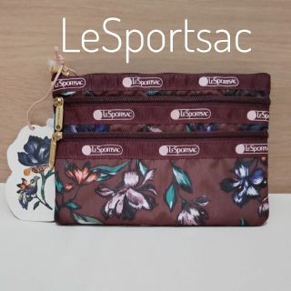 レスポートサック(LeSportsac)の新品 レスポ♡人気3-ZIPポーチ♡大草直子さんコラボ(ポーチ)