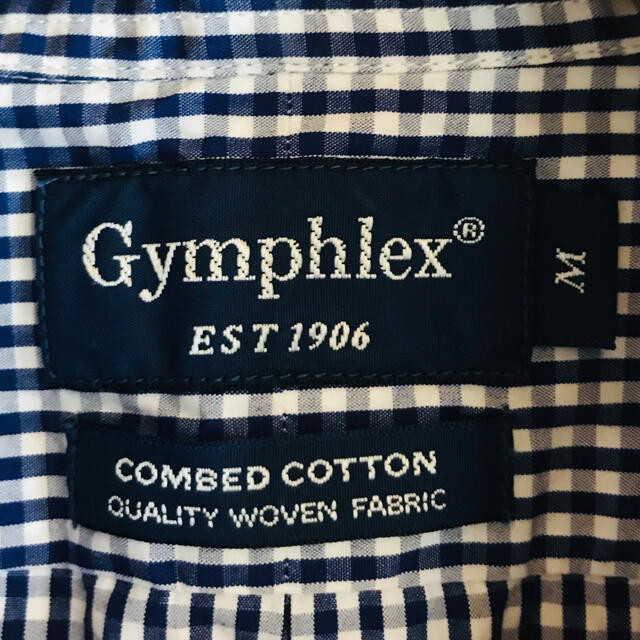 GYMPHLEX(ジムフレックス)のGymphlex EST1906 ギンガムチェック長袖シャツ　Mサイズ　メンズ メンズのトップス(シャツ)の商品写真