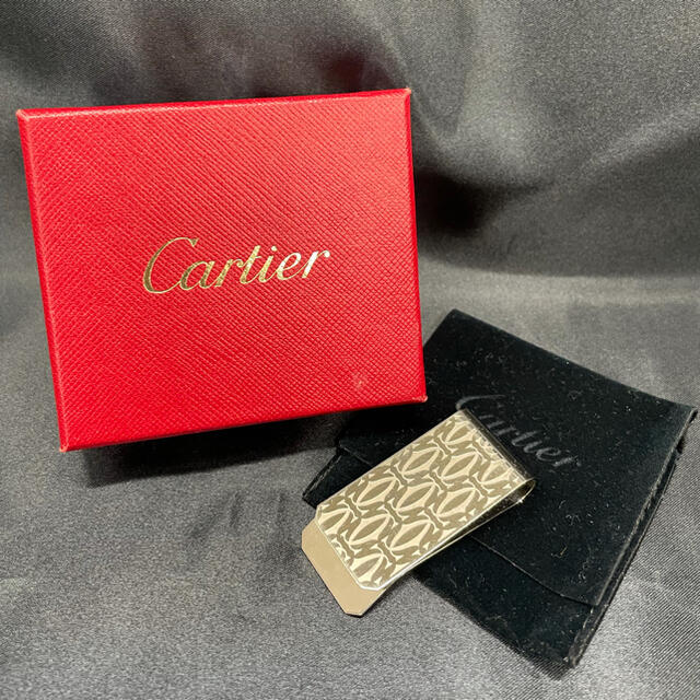 [定休日以外毎日出荷中] CARTIER 美品★ - Cartier カルティエ お札 マネークリップ 2C マネークリップ