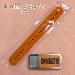 コーチ(COACH)の☆  COACH  コーチ　リストバンド&缶ケース　ノベルティ　2点セット(ブレスレット/バングル)