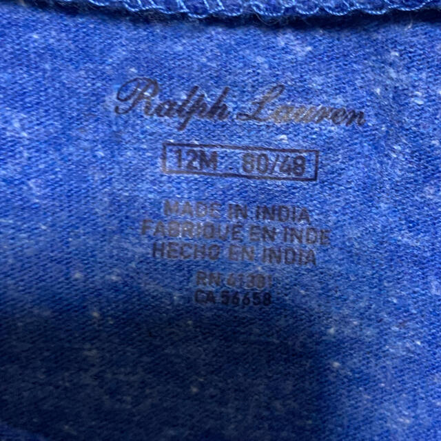 Ralph Lauren(ラルフローレン)のラルフローレン　ベビー　Tシャツ キッズ/ベビー/マタニティのベビー服(~85cm)(Ｔシャツ)の商品写真