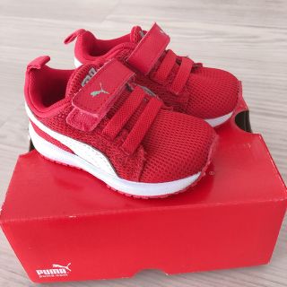 プーマ(PUMA)のPUMA 12cm シューズ 赤(スニーカー)