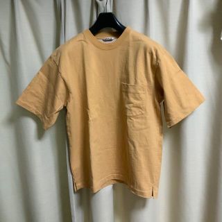 コモリ(COMOLI)のオーラリー　スタンドアップTシャツ　サイズ4 美品(Tシャツ/カットソー(七分/長袖))