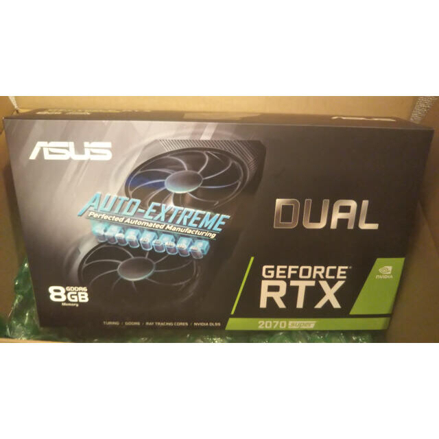 【RTX2070super】ASUS DUAL-RTX2070S-8G-EVOPCパーツ