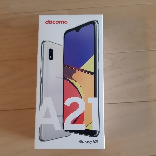 docomo GalaxyA21 SC-42A 白　Simロック解除コード添付