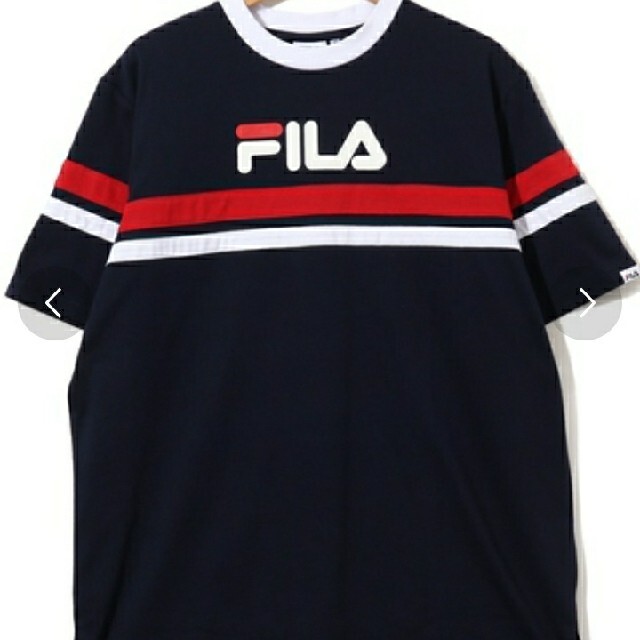 FILA(フィラ)のFILA　ビッグシルエット　配色ライン入り　半袖T レディースのトップス(Tシャツ(半袖/袖なし))の商品写真