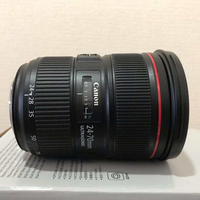 Canon(キヤノン)の【美品】Canon EF24-70 F2.8L Ⅱ スマホ/家電/カメラのカメラ(レンズ(ズーム))の商品写真