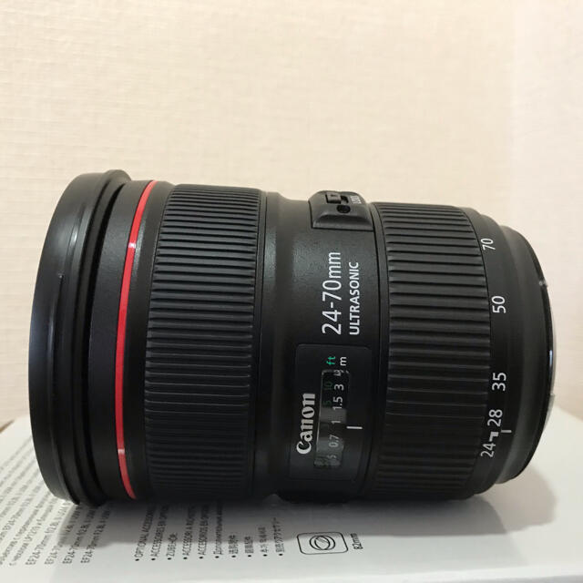 Canon(キヤノン)の【美品】Canon EF24-70 F2.8L Ⅱ スマホ/家電/カメラのカメラ(レンズ(ズーム))の商品写真