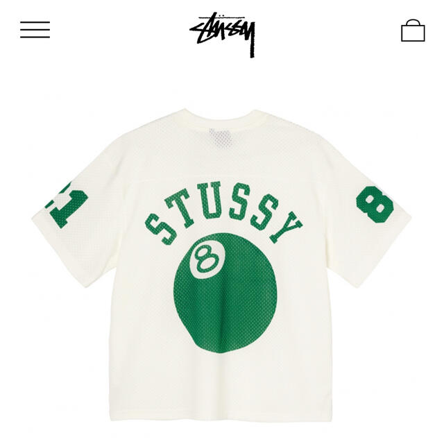 STUSSY(ステューシー)の3日間限定値下げ stussy MESH FOOTBALL JERSEY メンズのトップス(Tシャツ/カットソー(半袖/袖なし))の商品写真