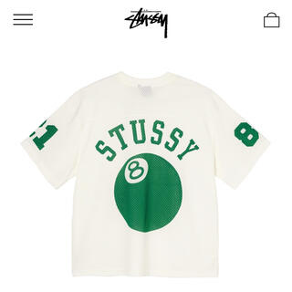 ステューシー(STUSSY)の3日間限定値下げ stussy MESH FOOTBALL JERSEY(Tシャツ/カットソー(半袖/袖なし))