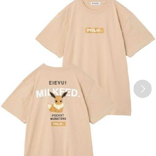 ミルクフェド(MILKFED.)のMILKFED.  半袖T　ポケモンコラボ　イーブイ(Tシャツ(半袖/袖なし))